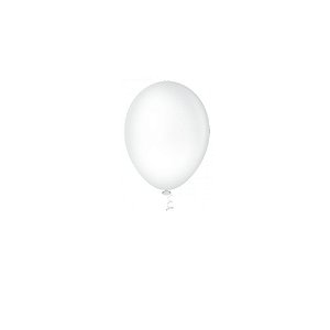 Balão Pic Pic Clear Transparente 5" Bexiga Decoração 50unid