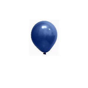 Balão Cromado Azul 5" Art-Latex Bexiga 25uni Decoração