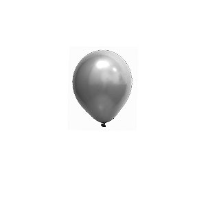 Balão Cromado Prata 5" Art-Latex Bexiga 25uni Decoração