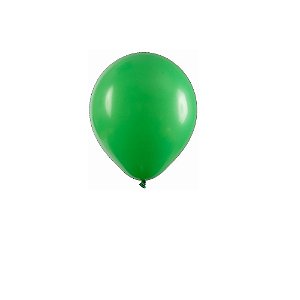 Balão Art-Latex 5" Redondo Verde Folha Bexiga Decoração 50un