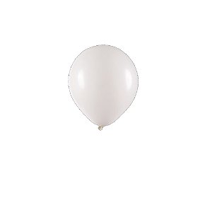Balão Art-Latex 5" Redondo Branco Bexiga Decoração 50unid
