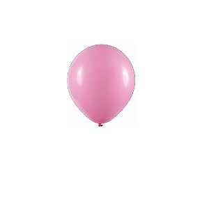 Balão Art-Latex 5" Redondo Rosa Claro Bexiga Decoração 50unid