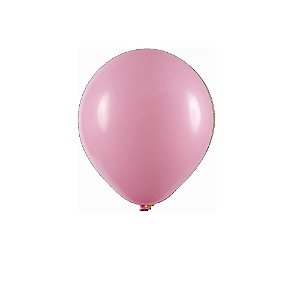 Balão Art-Latex 9" Rosa Claro Bexiga Redondo Decoração 50un