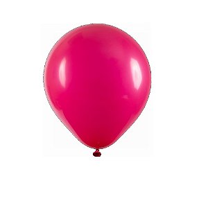Balão Art-Latex 9" Fucsia Bexiga Redondo Decoração 50un