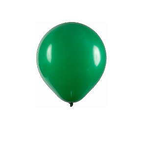Balão Art-Latex 9" Verde Bexiga Redondo Decoração 50un