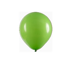 Balão Art-Latex 9" Verde Lima Bexiga Redondo Decoração 50un