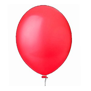 Balão Happy Day Vermelho 16" Bexiga Decoração 10unid