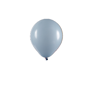 Balão Art - Látex Tradicional Azul Claro 8"  Decoração 50un