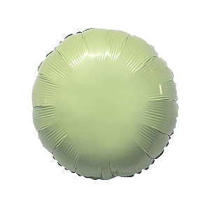 Balão Redondo 20" 50cm Verde Baby Metalizado