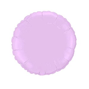 Balão Redondo 20" 50cm Lilás Baby Metalizado Decoração