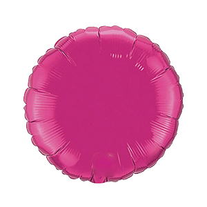 Balão Redondo 20" 50cm Pink Rhodamine Metalizado