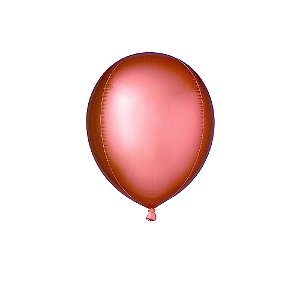 Balão Sólido Gota 15" 38cm Vermelho Liso Cromus