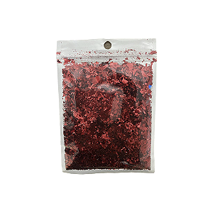 Enfeite Decorativo Confete Picado Vermelho P/ Balões 15G