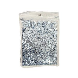Enfeite Decorativo Confete Picado Azul Menor P/ Balões 15G