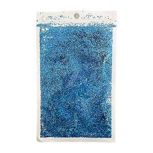 Enfeite Decorativo Confete Laser Azul P/ Balões 15G