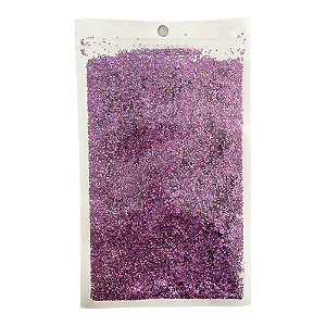 Enfeite Decorativo Confete Laser Rosa P/ Balões 15G