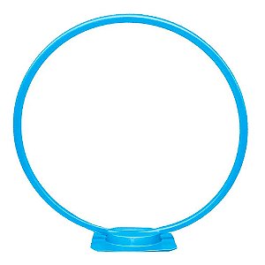 Arco De Mesa Azul Claro Decoração De Balões 45CM Com Base
