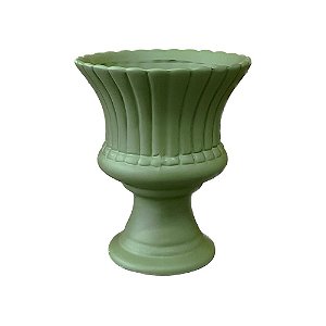 Vaso Espanha Pequeno Verde Menta Fosco Decorativo Flores