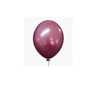 Balão Happy Day Prime Aluminio Pink 9" Bexiga 25unid