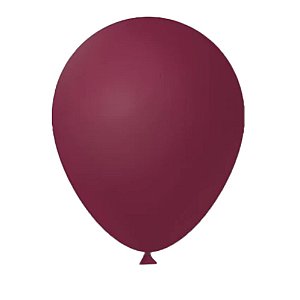 Balão Marsala Látex Fest Ball Maxxi Premium 16" 12un