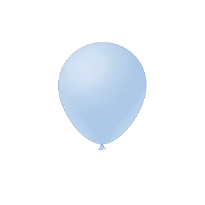 Balão Liso Azul Candy Collors Fest Ball De Látex 12" 25un