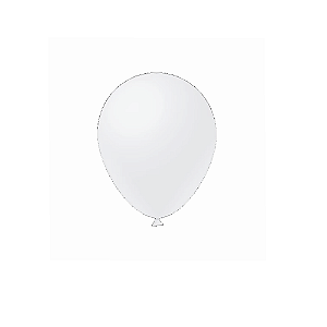 Balão Branco Látex Fest Ball Maxxi Premium 9" 50un