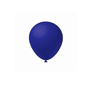 Balão Azul Escuro Látex Fest Ball Maxxi Premium 9" 50un