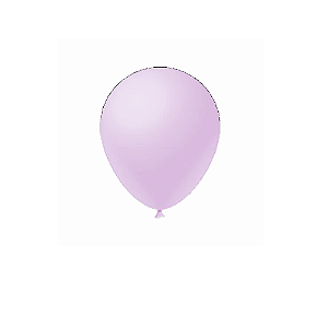Balão Liso Lilás Candy Collors Fest Ball Látex 9" 50un