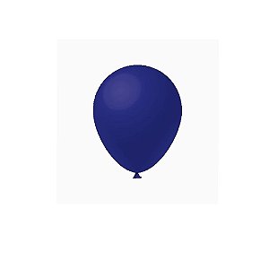 Balão Azul Escuro 8" 50un Látex Fest Ball Maxxi Premium