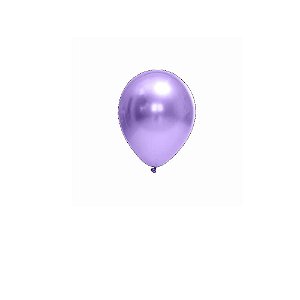 Balão Cromado Violeta Látex Fest Ball Maxxi Chrome 5" 25un