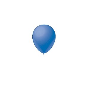 Balão Liso Azul Neon Fest Ball De Látex 5" 50un