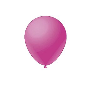 Balão Neon 12" Pink Liso Fest Ball De Látex 25un