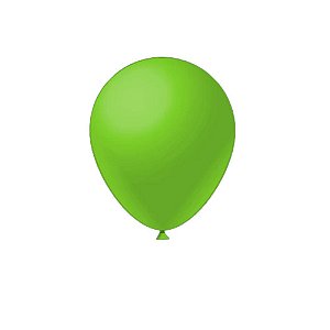 Balão Neon 12" Verde Liso Fest Ball De Látex 25un
