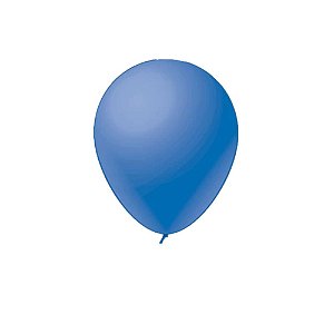 Balão Neon 12" Azul Liso Fest Ball De Látex 25un