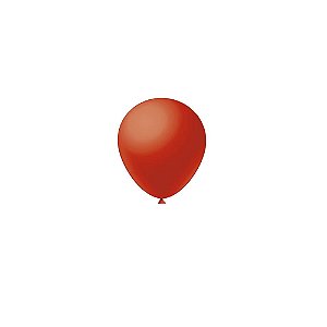 Balão Liso Vermelho 5" Látex Fest Ball Imperial 50un