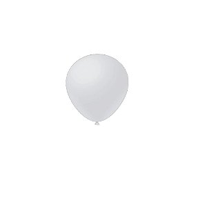 Balão Liso Branco 5" Látex Fest Ball Imperial 50un