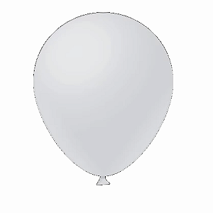 Balão Branco Látex Fest Ball Maxxi Premium 16" 12un