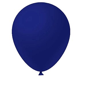 Balão Azul Royal Látex Fest Ball Maxxi Premium 16" 12un