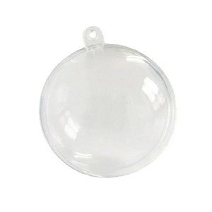 Esfera Transparente Acrílico 5un 6,5cm Bola Desmontável