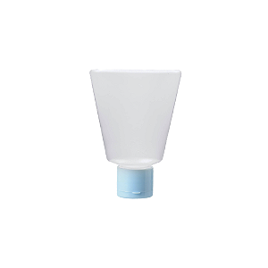 Bisnaga Transparente Tampa Azul Bebê Pet Frasco 40Ml 10un
