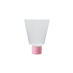 Bisnaga Transparente Tampa Rosa Bebê Pet Frasco 40Ml 10un