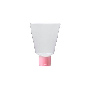 Bisnaga Transparente Tampa Rosa Bebê Pet Frasco 40Ml 10un