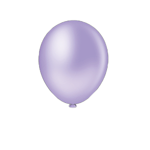 Balão Pic Pic Liso Lilás 12" Bexiga Decoração 12unid