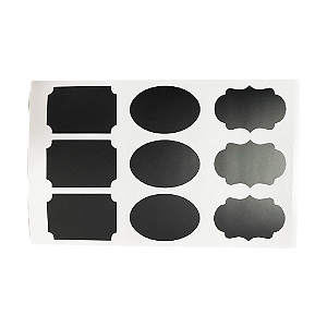 Cartela De Adesivo P/ Identificar Vidros Tam Pequeno 6un