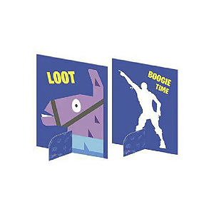 Kit Enfeites De Mesa Battle Royale Decorativa 5un 17x11x22