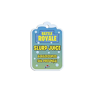 Tag Agradecimento Battle Royale Convidados Festa 8un 7x10,5