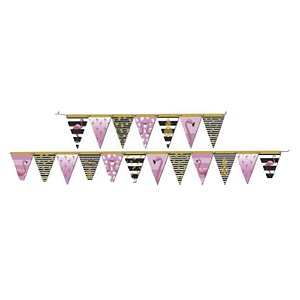 Faixa Decorativa Temática Lets Flamingo 2,40mx19cm Festcolor