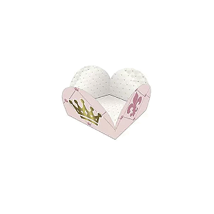 Porta Forminha Docinhos Decoração Realeza Princesas 40un