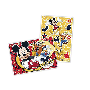 Painel Decorativo Temático Mouse 64x45 + 17 Enfeites
