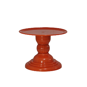 Prato Dubai Boleira 22x17Cm Plástico Desmontável Laranja